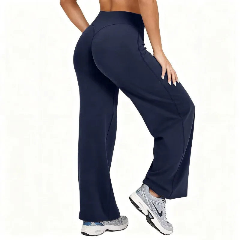 Plus-Size Wide-Leg Yoga Pants - view 2