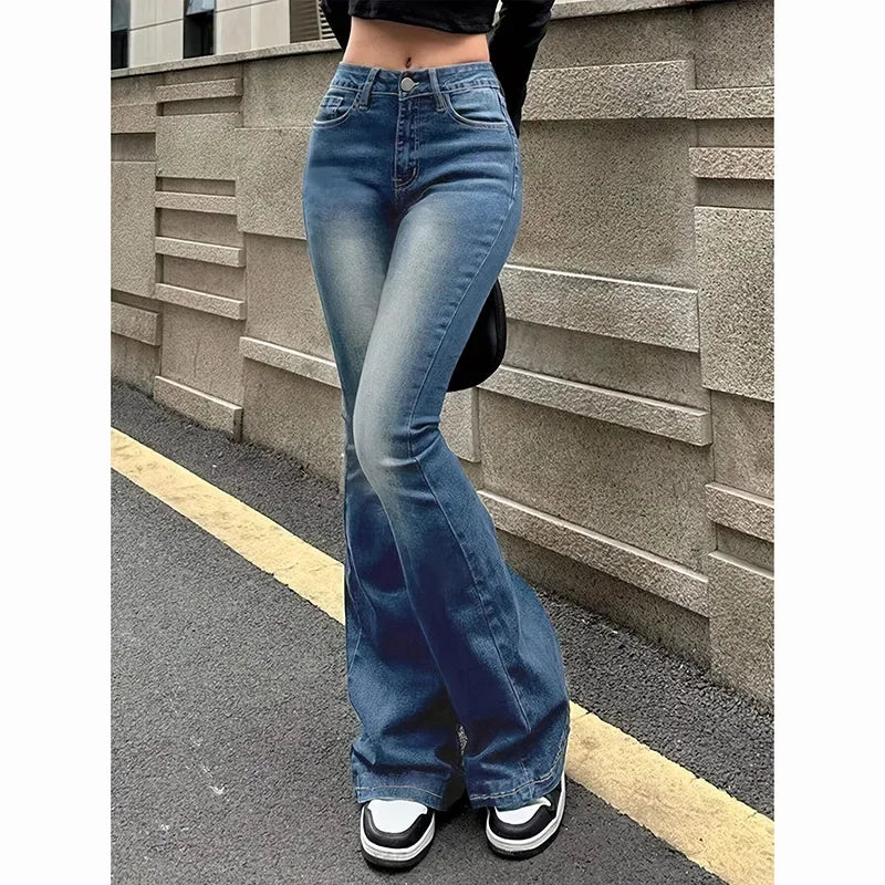 Stretch Bootcut Bell-Bottom Jeans