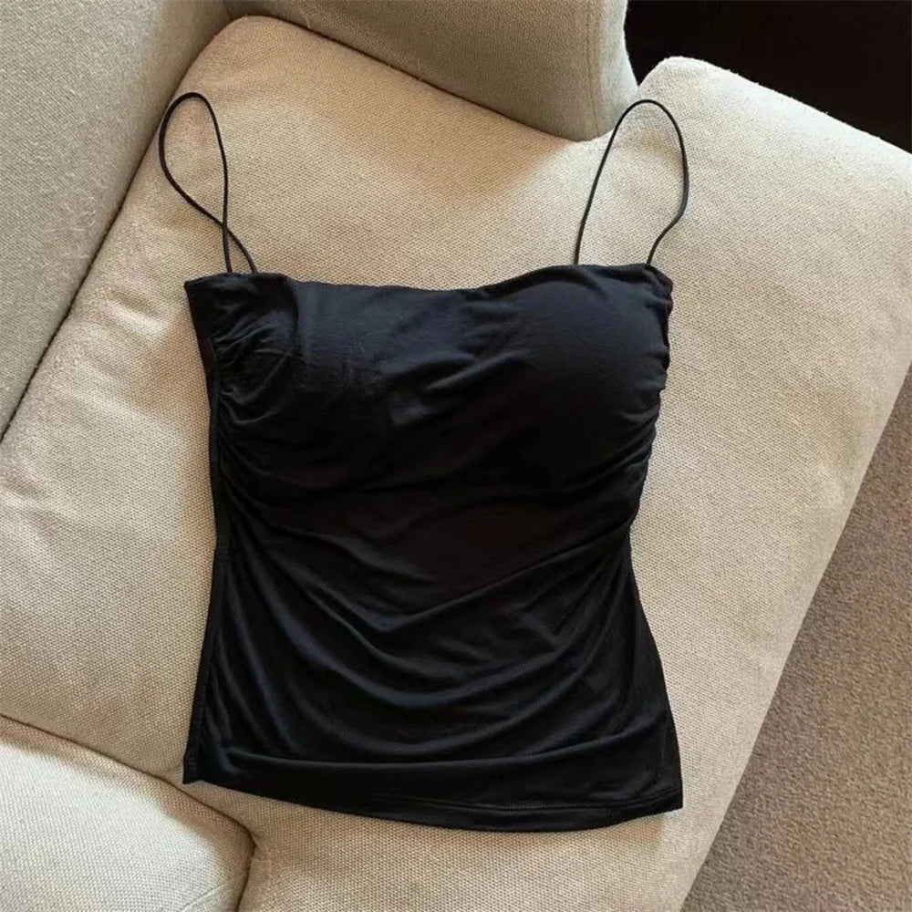 Pleated Corset Camisole Top - view 8