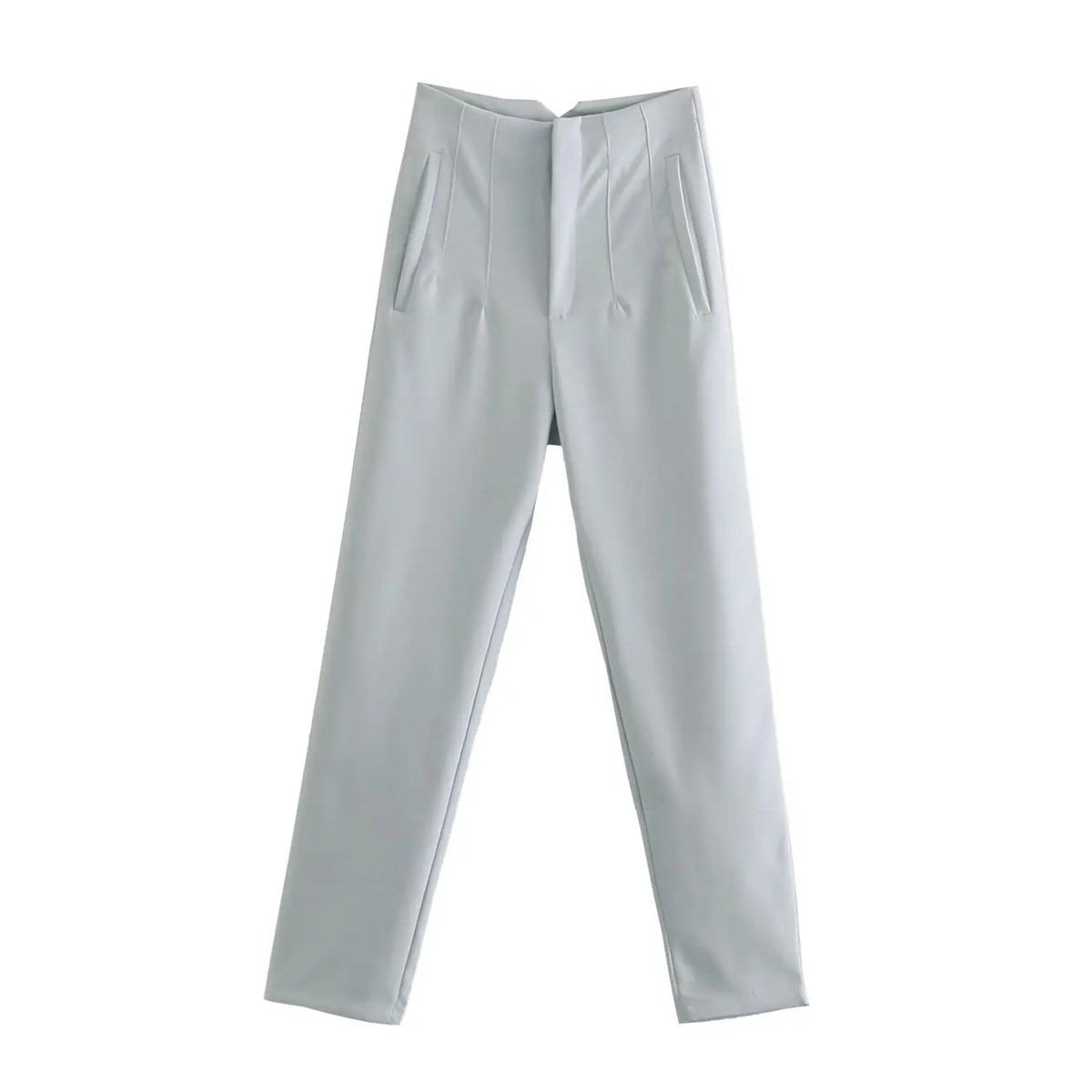 High-Waist Pencil Office Trousers - view 17