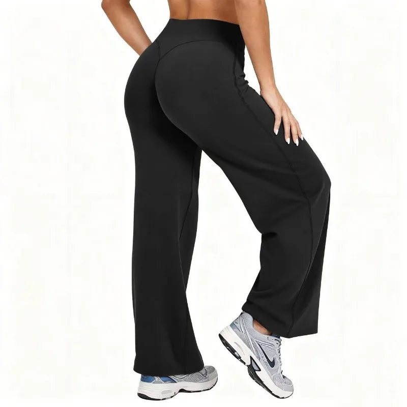 Plus-Size Wide-Leg Yoga Pants