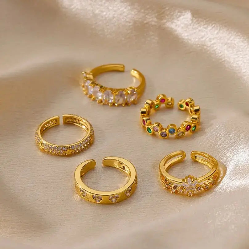 Zircon Heart Ring - view 2