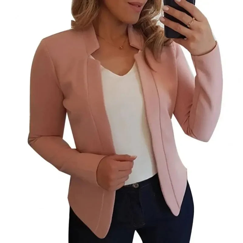 Open-Front Knit Blazer - view 6