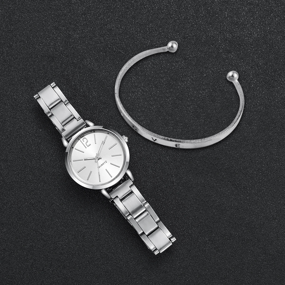 Watch & Cuff Bracelet Duo Set - view 3