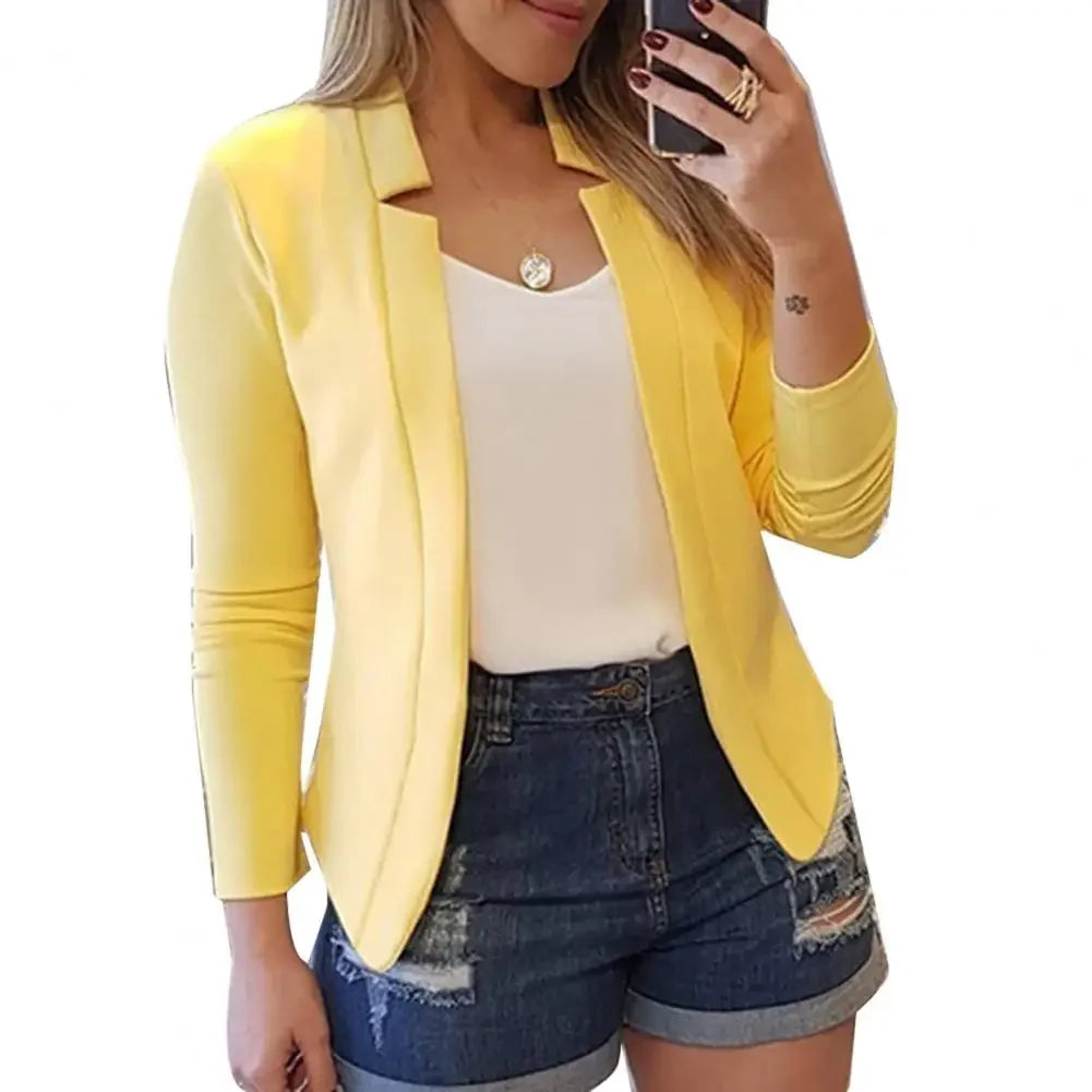 Open-Front Knit Blazer - view 10