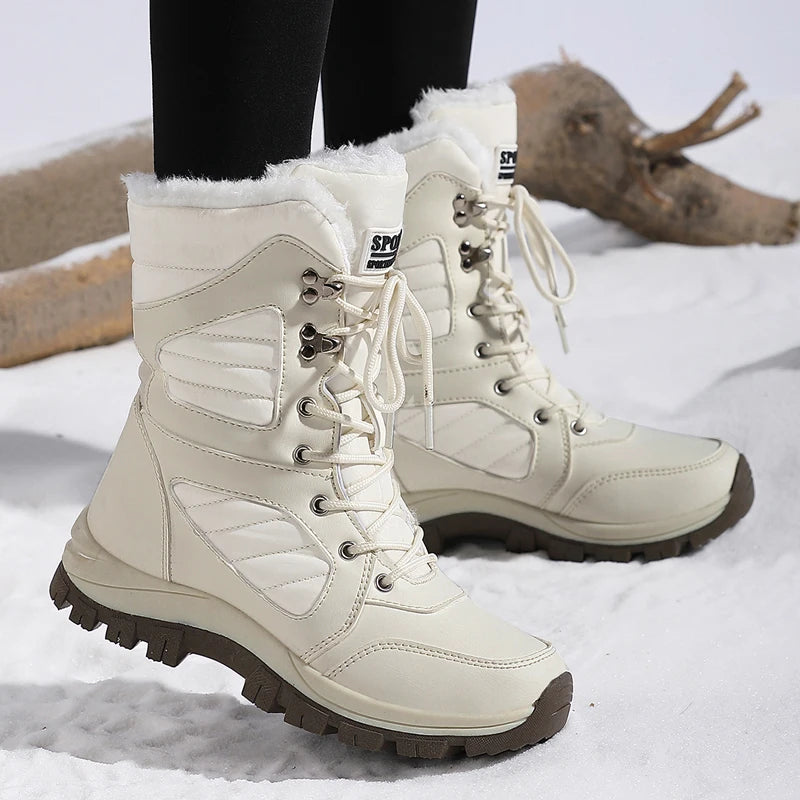 High-Top Waterproof Snow Boots