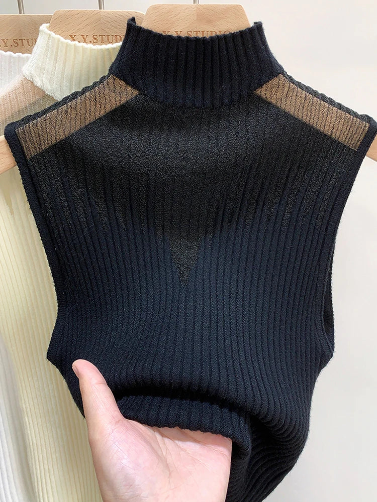 Mesh Cut-Out Y2K Tank Top - view 4