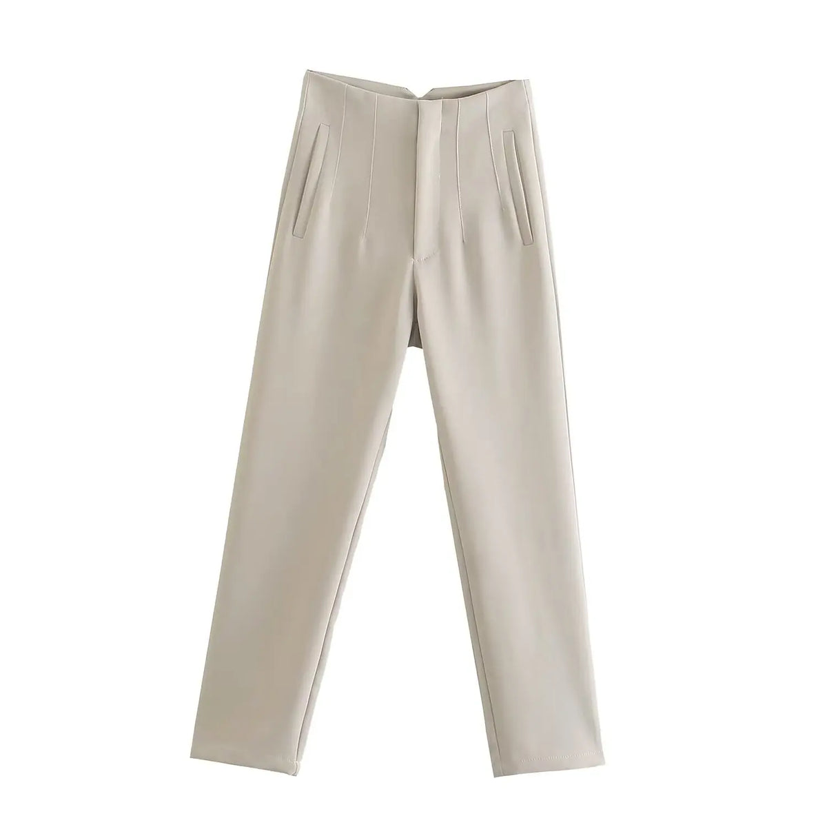 High-Waist Pencil Office Trousers - view 16