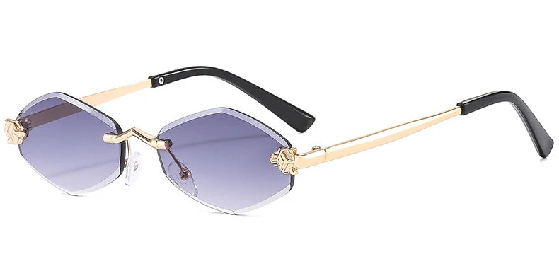 Rimless Polygon Sunglasses - view 9