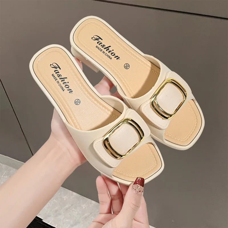 Thick-Sole Slide Flip-Flops - view 8