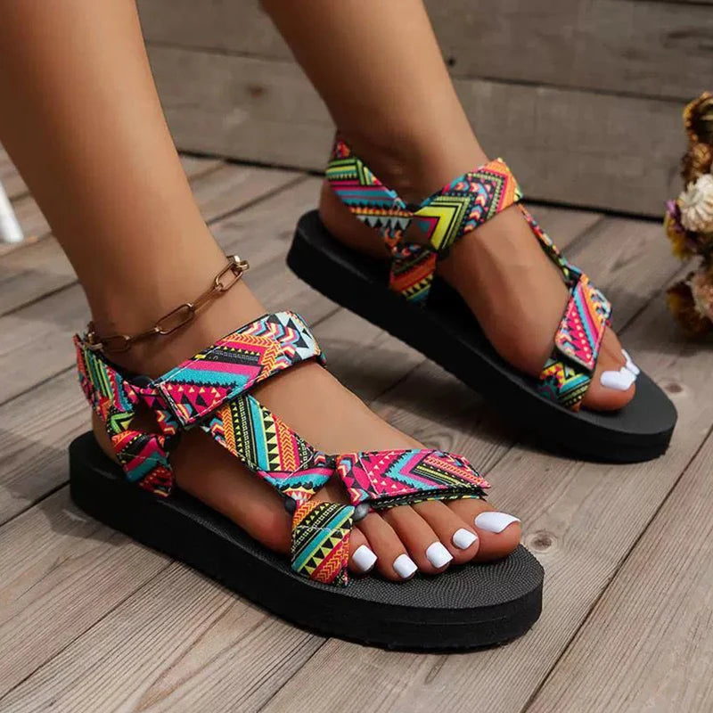 Hemp-Rope Flat Beach Sandals - view 2