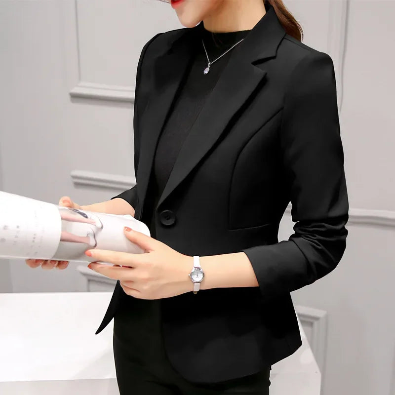Notched Pocket Slim Blazer