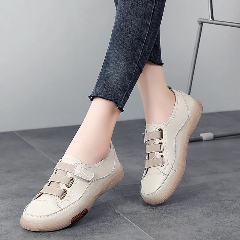 Stitched Slip-On Moccasin Flats - view 2