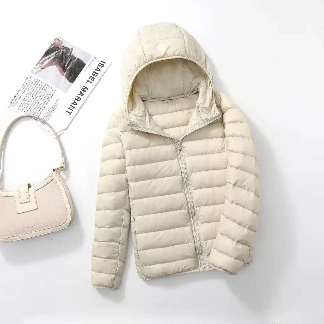 Packable Hooded Puffer Jacket - view 18
