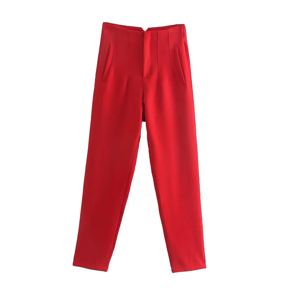 High-Waist Pencil Office Trousers - view 12