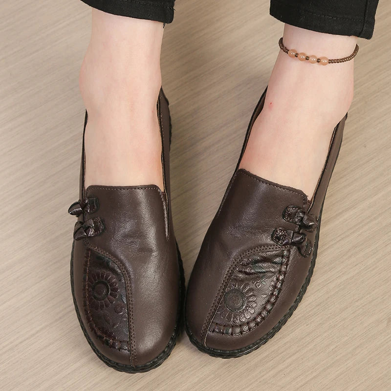Classic Leather Loafer Flats - view 5