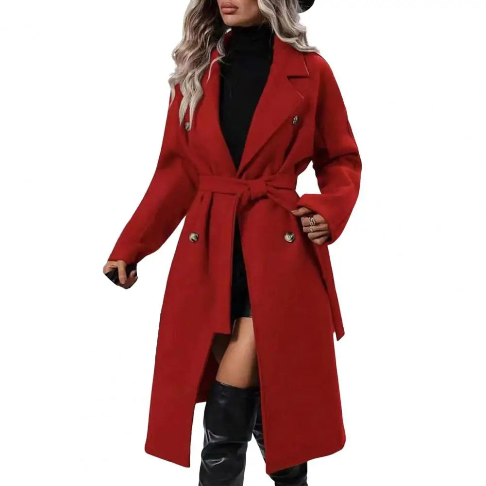 Double-Breasted Wool Overcoat - view 8