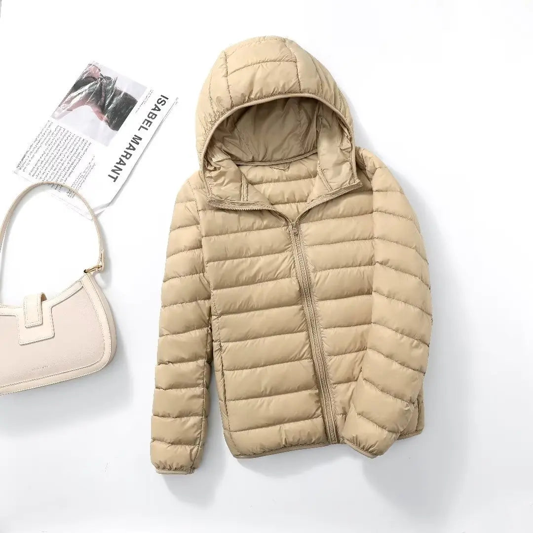 Packable Hooded Puffer Jacket - view 15