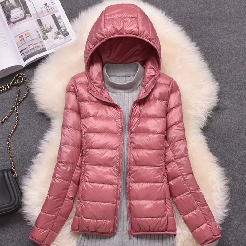 Packable Hooded Puffer Jacket - view 4