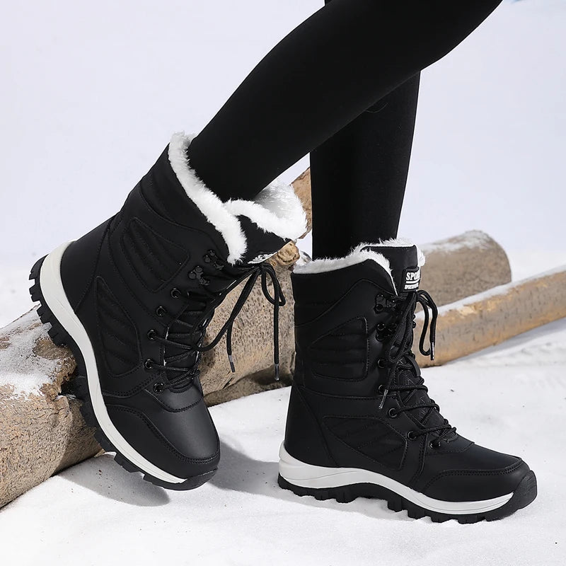 High-Top Waterproof Snow Boots - view 3