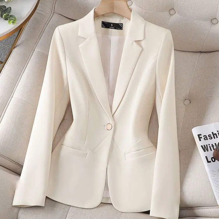 Slim One-Button Short Blazer - view 8