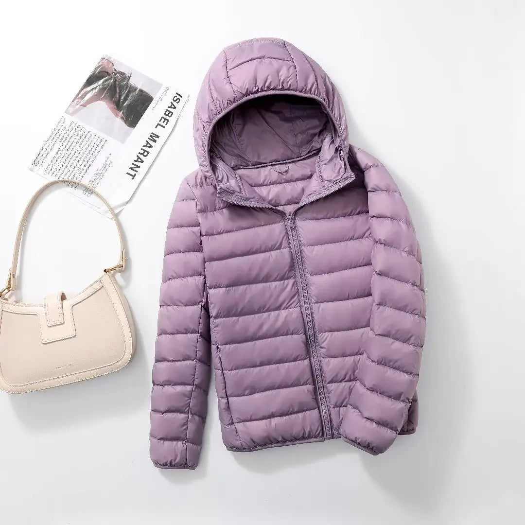 Packable Hooded Puffer Jacket - view 14
