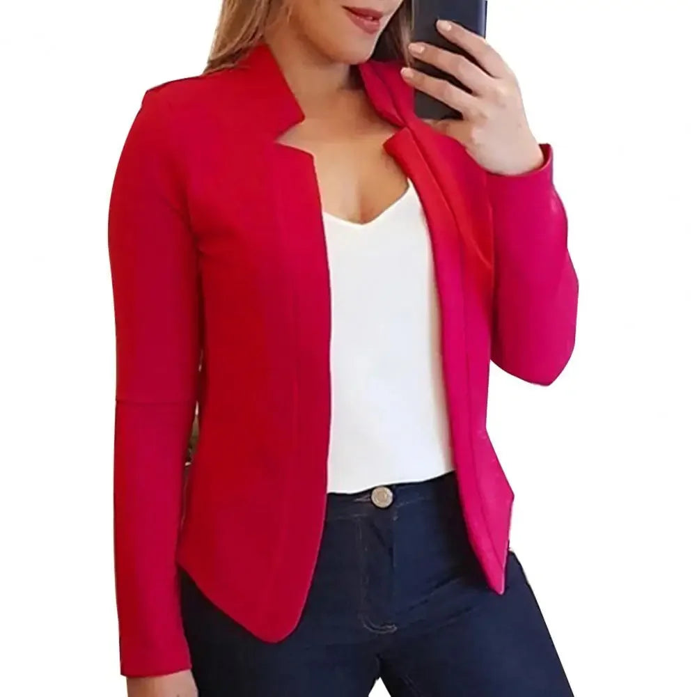 Open-Front Knit Blazer - view 8