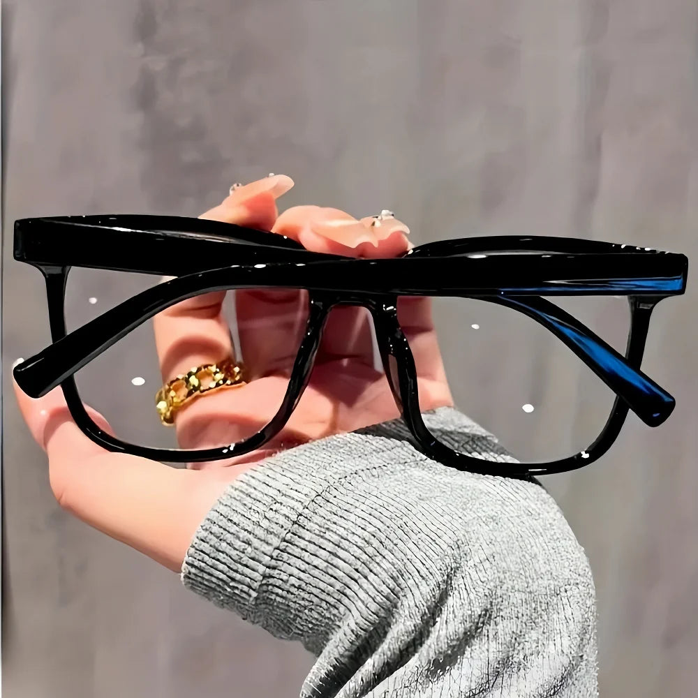 Square-Frame Clear Lens Glasses - view 3