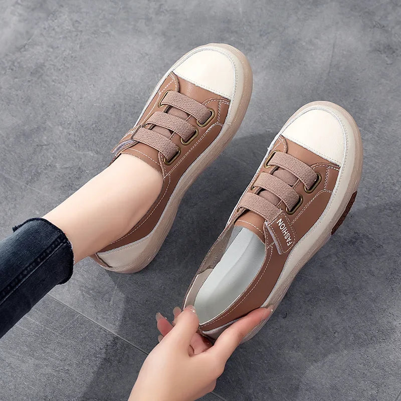 Stitched Slip-On Moccasin Flats - view 4