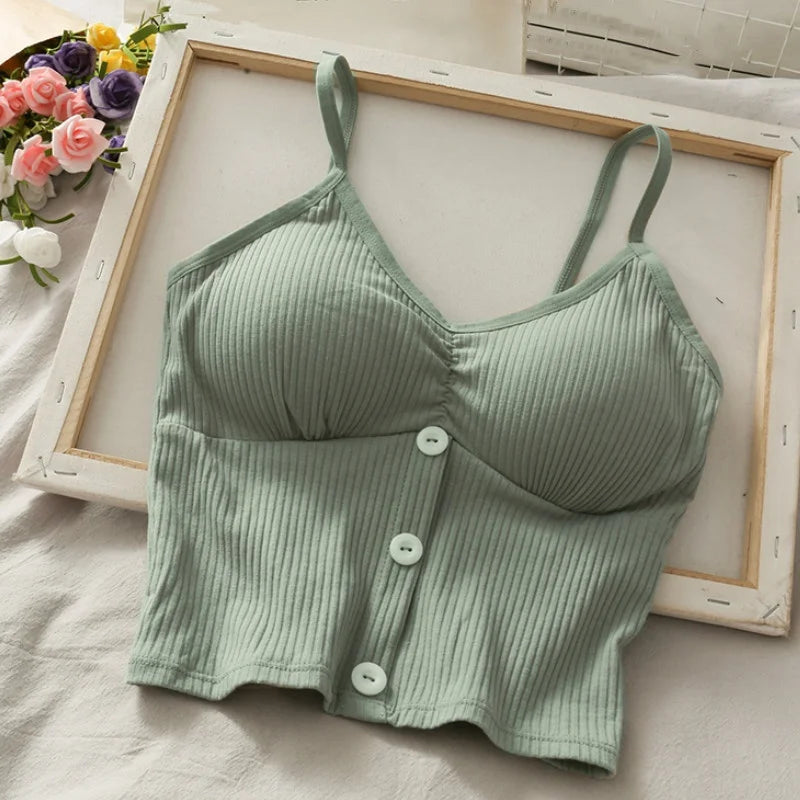 Knit Chest-Wrap Camisole - view 7