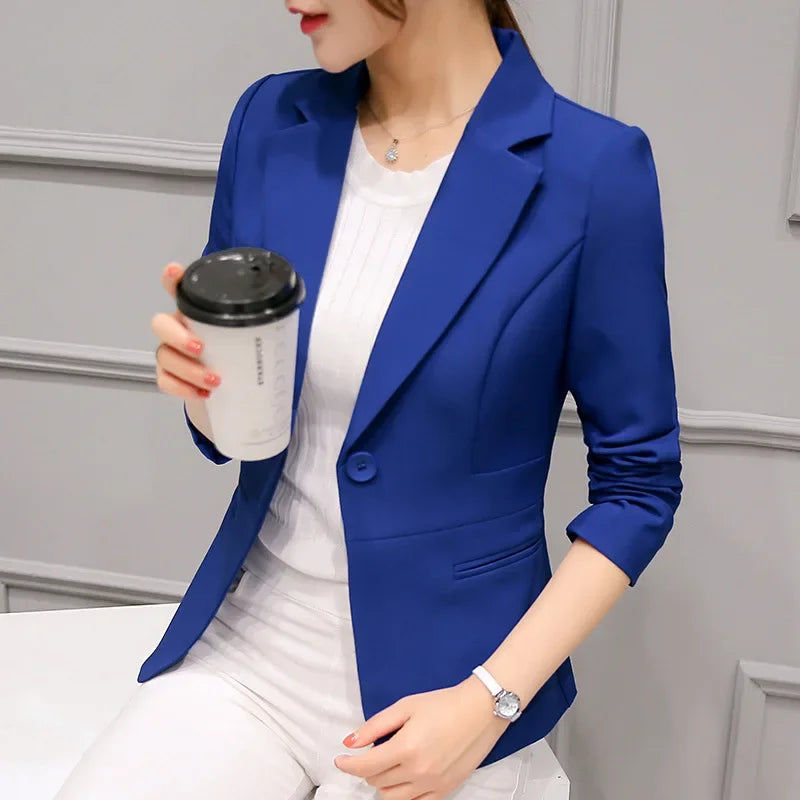 Notched Pocket Slim Blazer - view 12
