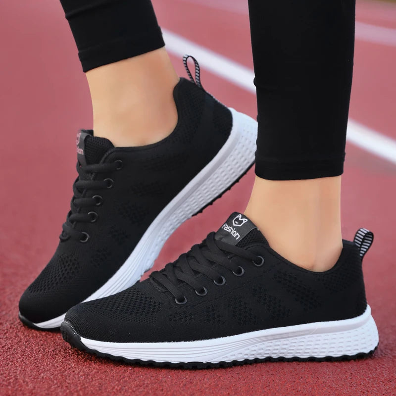 Mesh Platform Running Sneakers - view 5