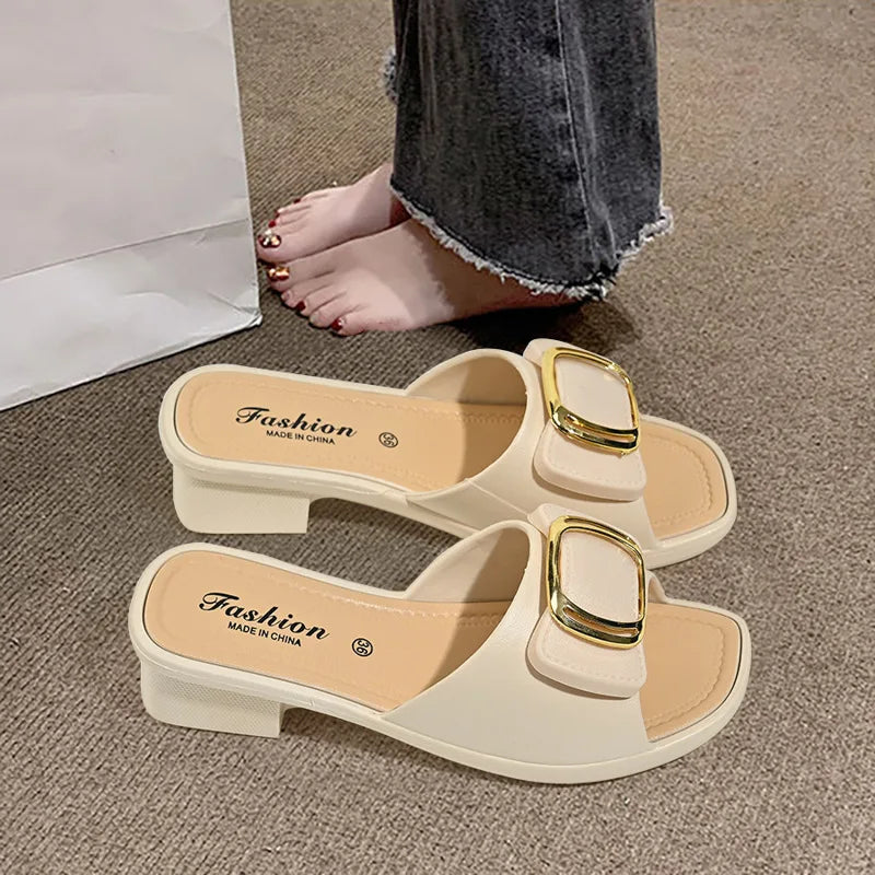 Thick-Sole Slide Flip-Flops - view 4