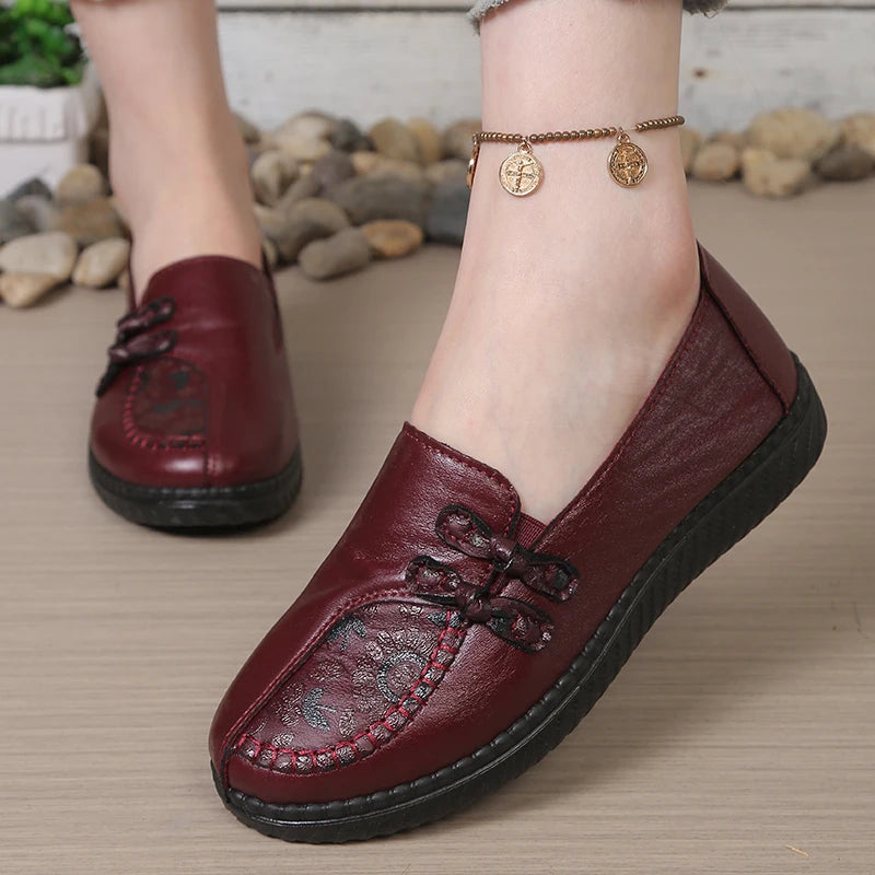 Classic Leather Loafer Flats - view 2