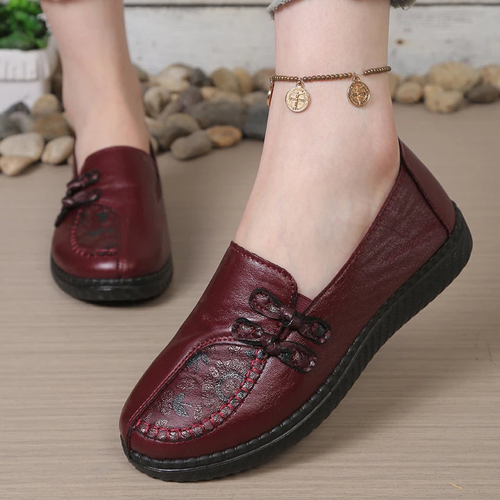 Classic Leather Loafer Flats - view 2