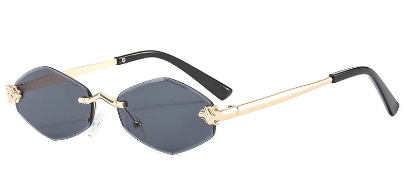 Rimless Polygon Sunglasses - view 7