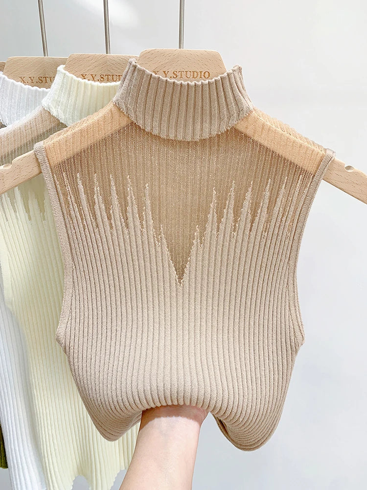 Mesh Cut-Out Y2K Tank Top - view 6