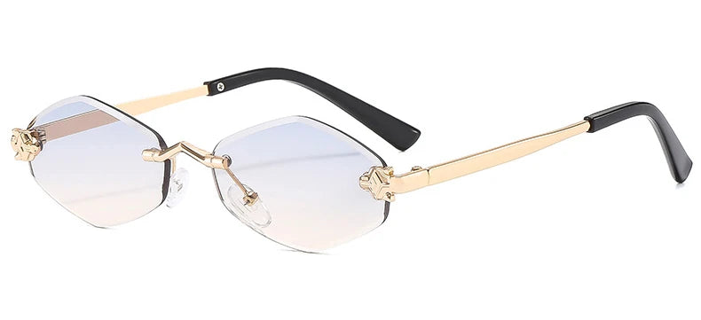 Rimless Polygon Sunglasses - view 10