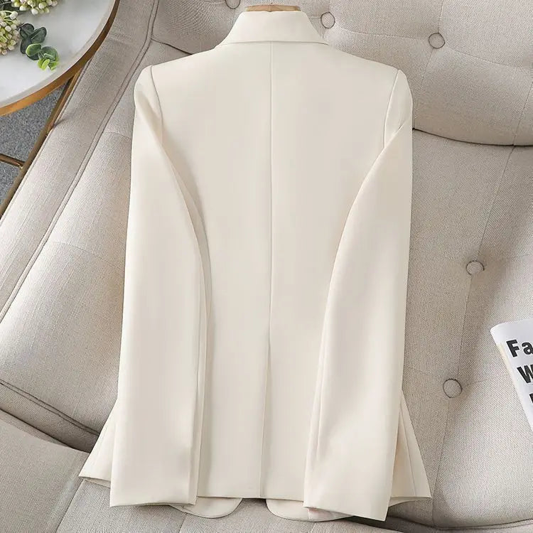 Slim One-Button Short Blazer - view 3