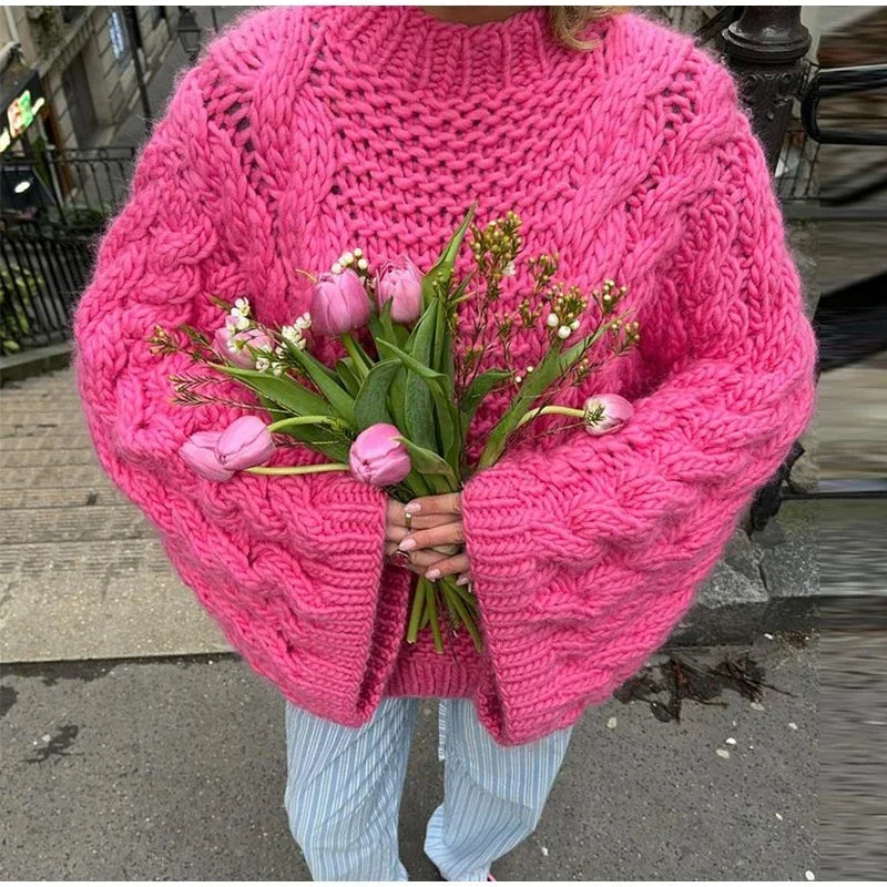 Oversized Turtleneck Sweater - view 6