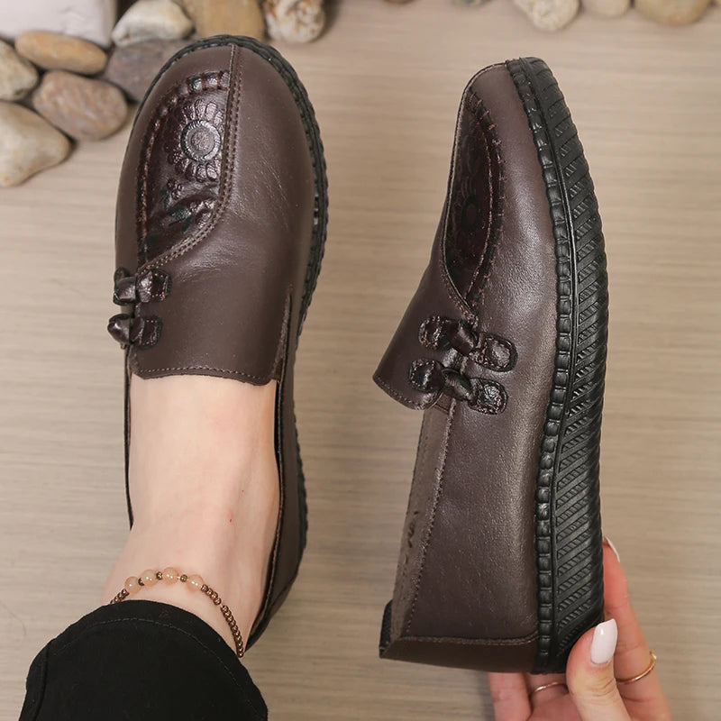 Classic Leather Loafer Flats - view 4