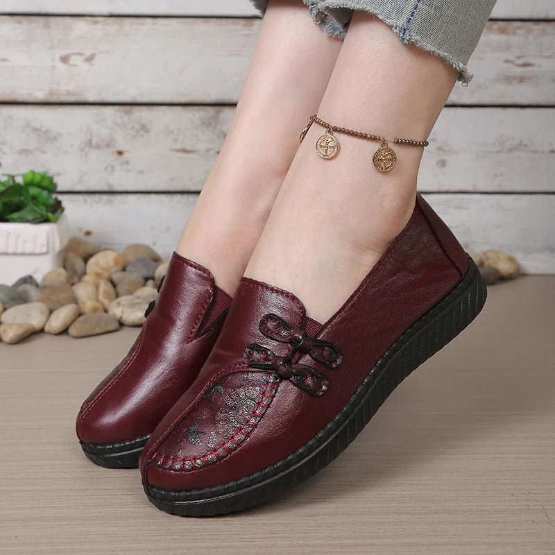 Classic Leather Loafer Flats
