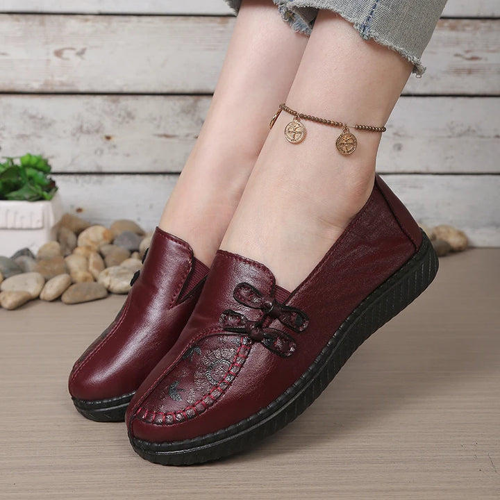 Classic Leather Loafer Flats