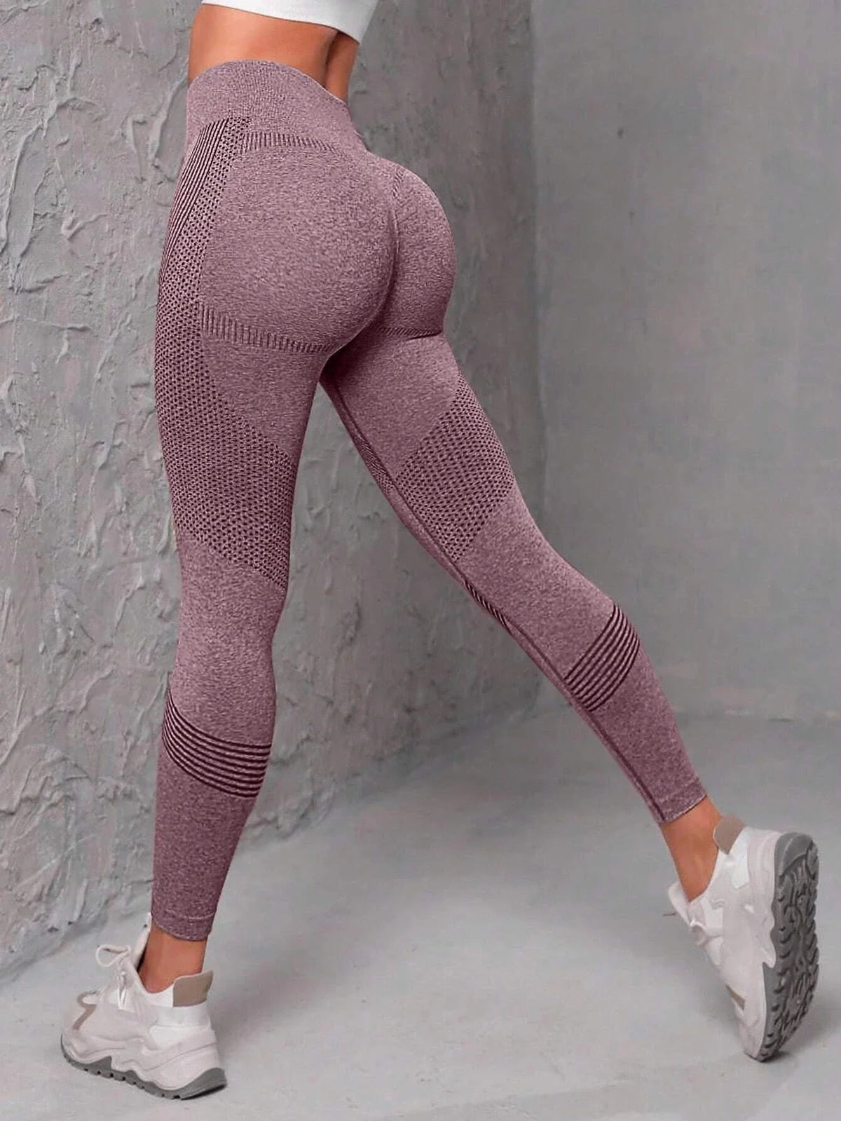 Seamless Wide-Waistband Leggings - view 2
