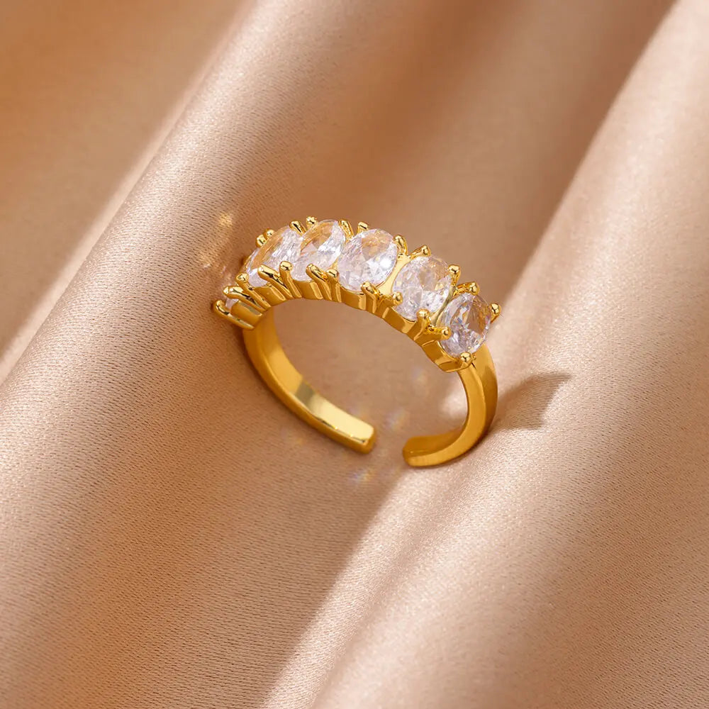 Zircon Heart Ring - view 7