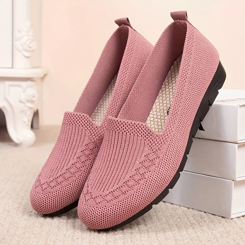 Knit Slip-On Loafer Flats - view 3