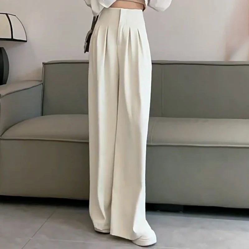 Ultra High-Waist Wide-Leg Suit Pants - view 6