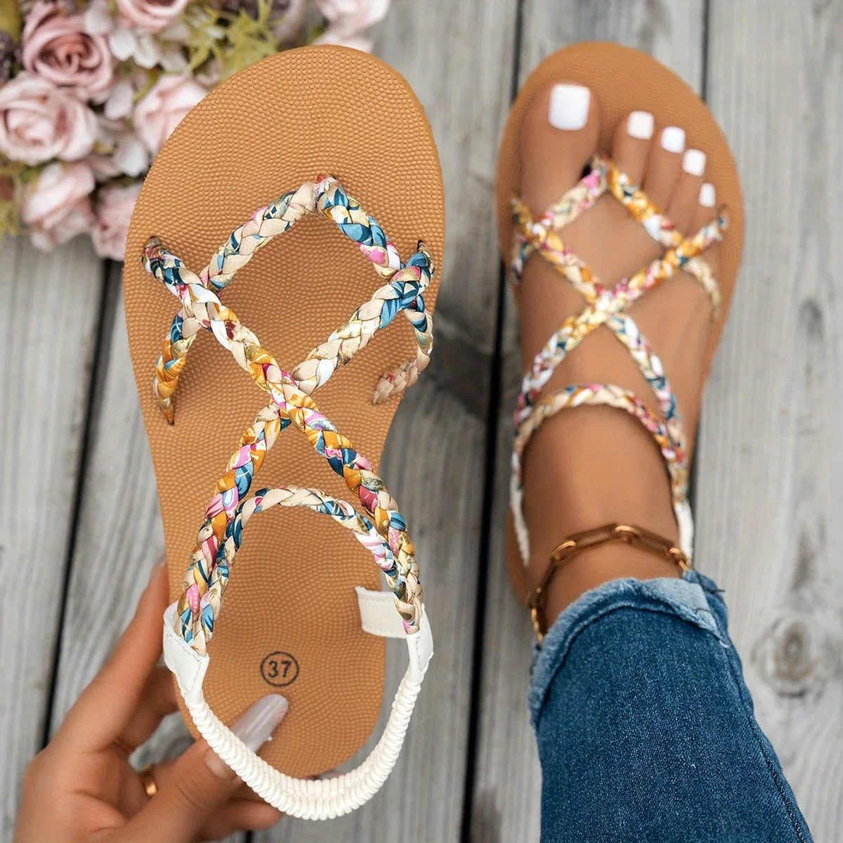 Fish-Mouth Beach Sandals - view 4
