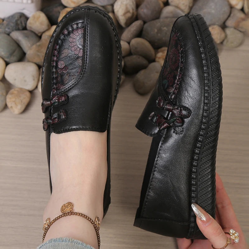 Classic Leather Loafer Flats - view 3