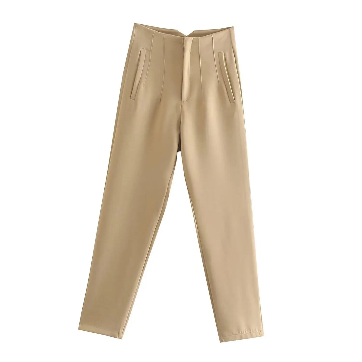 High-Waist Pencil Office Trousers - view 9